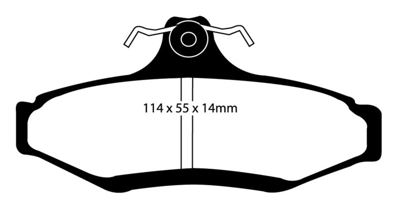 EBC RedStuff Rear Brake Pads - DP31197C EBC