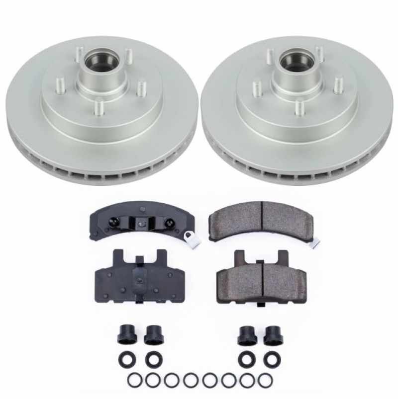 Power Stop 95-99 Chevrolet C1500 Front Z17 Evolution Geomet Coated Brake Kit PowerStop