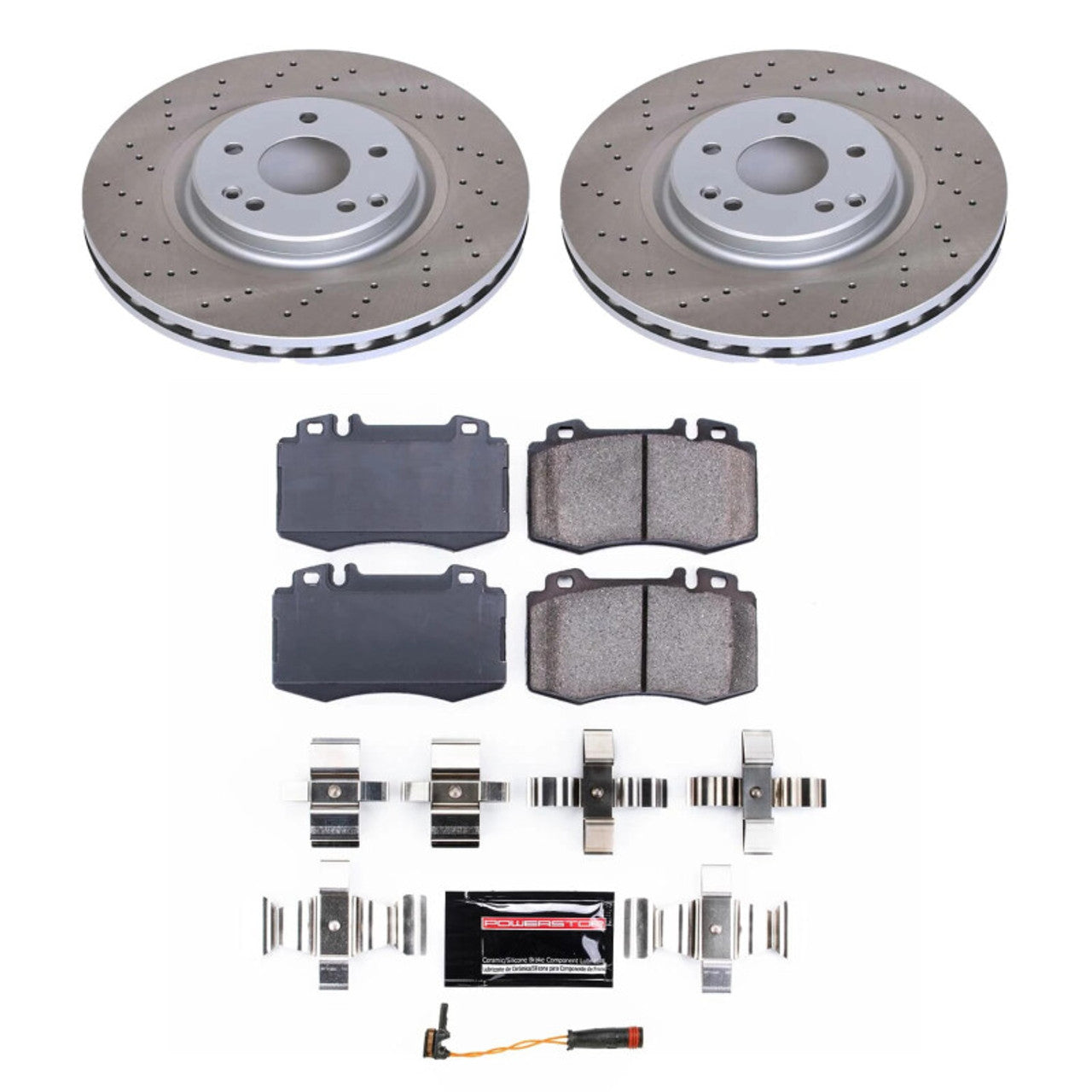 Power Stop 06-08 Mercedes-Benz SLK280 Front and Rear Semi-Coated Rotor Kit