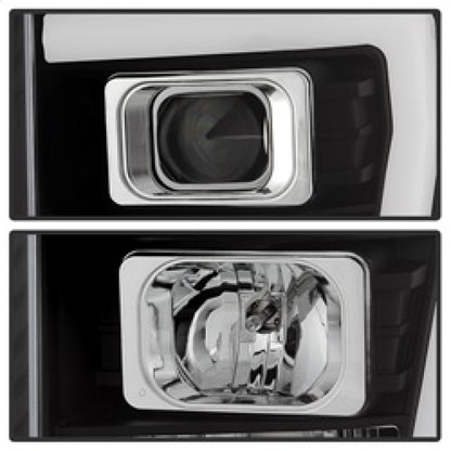 Spyder Ford F-250/F-350/F450 Super Duty 11-16 V2 Projector Headlights - Black (PRO-YD-FS11V2-LB-BK) SPYDER