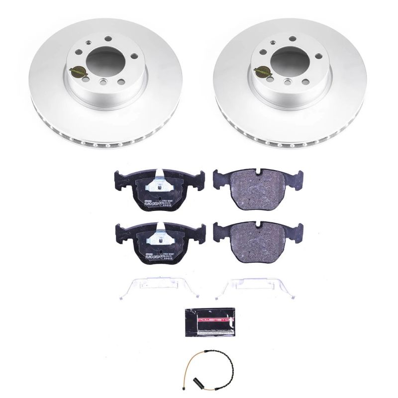 Power Stop 1995 BMW 740i Front Euro-Stop Brake Kit PowerStop