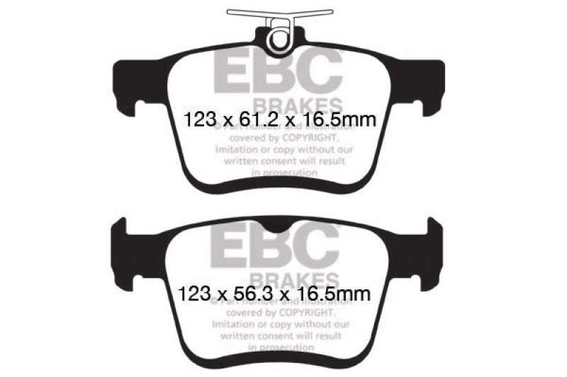 EBC GreenStuff Rear Brake Pads - DP62153 EBC