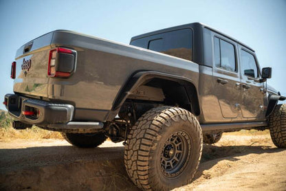 DV8 Offroad 20-24 Jeep Gladiator JT Rear Inner Fender Liners - Satin Black