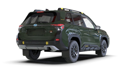 Rally Armor 2026 Subaru  Forester Wilderness Black UR Mud Flap w/Green Logo