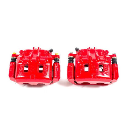 Power Stop 02-03 Subaru Impreza Front Red Calipers w/Brackets - Pair PowerStop