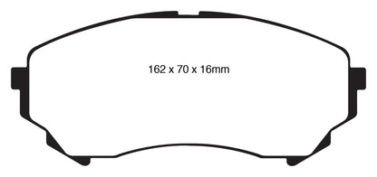 EBC GreenStuff Front Brake Pads - DP21828 EBC