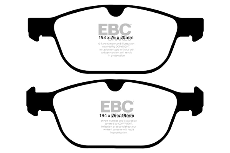 EBC Ultimax2 Front Brake Pads - UD1412 EBC