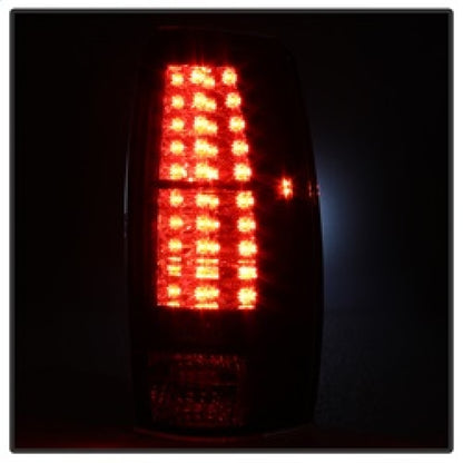 Spyder Chevy Avalanche 07-13 LED Tail Lights Black ALT-YD-CAV07-LED-BK SPYDER