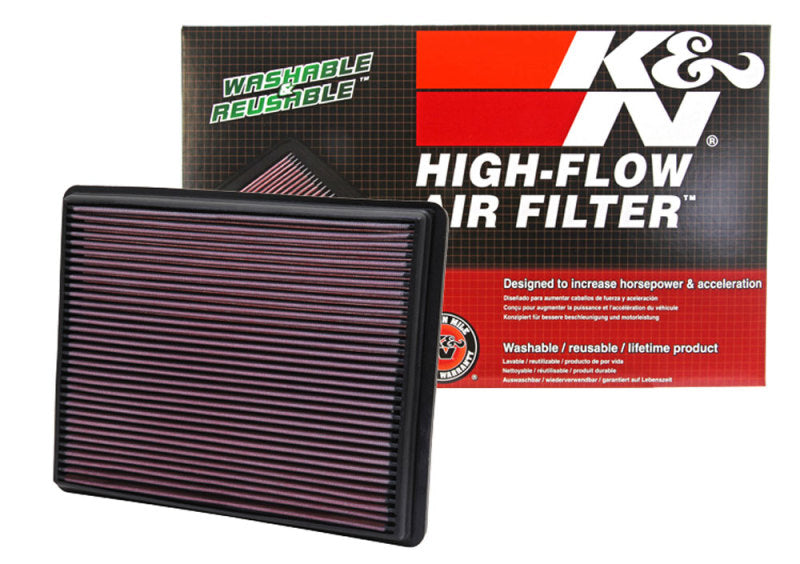 K&N 02-04 Cadillac / 99-10 Chevy/GMC Pickup / 99-01 Jeep Drop In Air Filter K&N Engineering