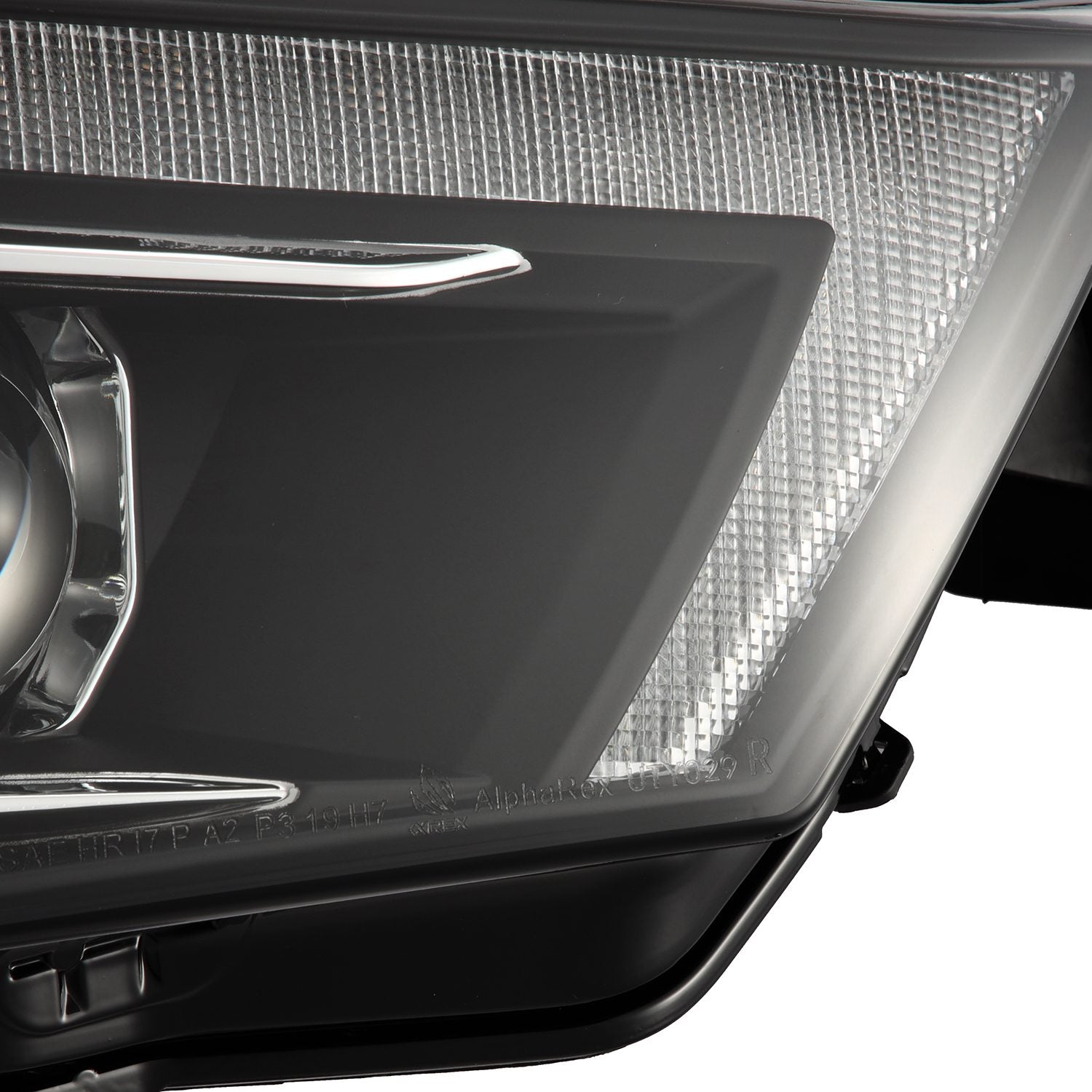 AlphaRex 14-20 Toyota 4Runner MK II PRO-Series Halogen Projector Headlights Black - 880814 AlphaRex