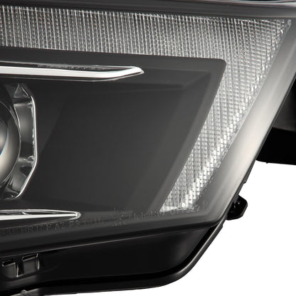 AlphaRex 14-20 Toyota 4Runner MK II PRO-Series Halogen Projector Headlights Black - 880814 AlphaRex