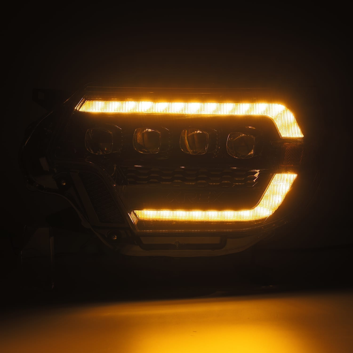 AlphaRex 12-15 Toyota Tacoma NOVA-Series LED Projector Headlights Alpha-Black - 880752 AlphaRex