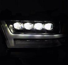 Load image into Gallery viewer, AlphaRex 19-23 Ram 1500 NOVA-Series LED Projector Headlights Black (ETA late Dec) - 880518