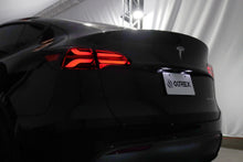 Load image into Gallery viewer, AlphaRex 17-23 Tesla Model 3 / 20-23 Model Y (Without Stock Amber Turn Signal) PRO-Series LED Tail Lights Red Smoke - 601020