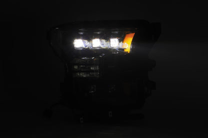 AlphaRex 15-17 Ford F150 / 17-20 F150 Raptor NOVA-Series LED Projector Headlights Alpha-Black - 880163 AlphaRex