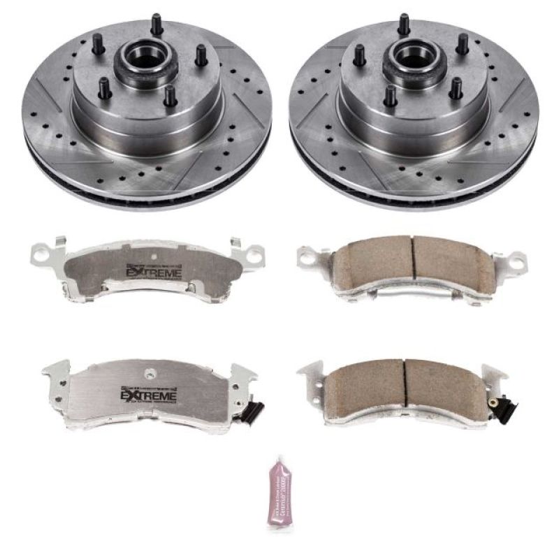 Power Stop 73-74 Buick Apollo Front Z26 Street Warrior Brake Kit PowerStop