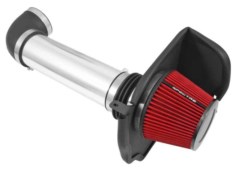 Spectre 11-17 Dodge Challenger/Charger 5.7L V8 Air Intake Kit - Polished w/Red Filter Spectre