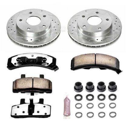Power Stop 94-99 Dodge Ram 1500 Front Z36 Truck & Tow Brake Kit PowerStop