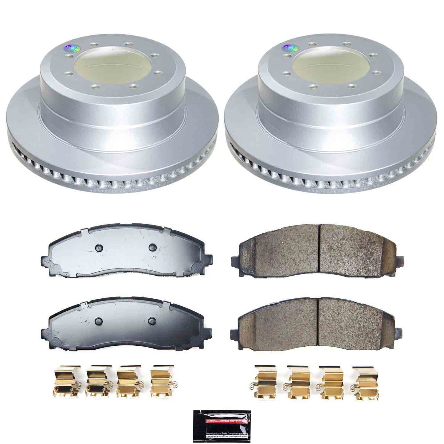 Power Stop 23-24 Ford F-350 Super Duty Rear Z17 Coated Brake Kit