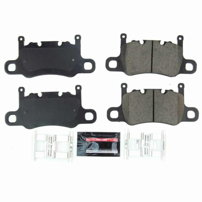 Power Stop 2017 Porsche Panamera Rear Z23 Evolution Sport Brake Pads w/Hardware PowerStop