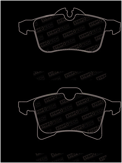 StopTech Premium Ceramic Front Brake Pads - 308.13610 Stoptech