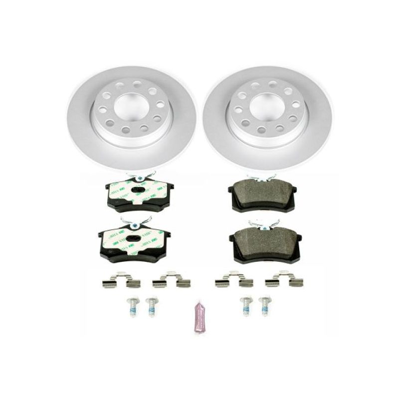 Power Stop 02-05 Audi A4 Rear Euro-Stop Brake Kit PowerStop