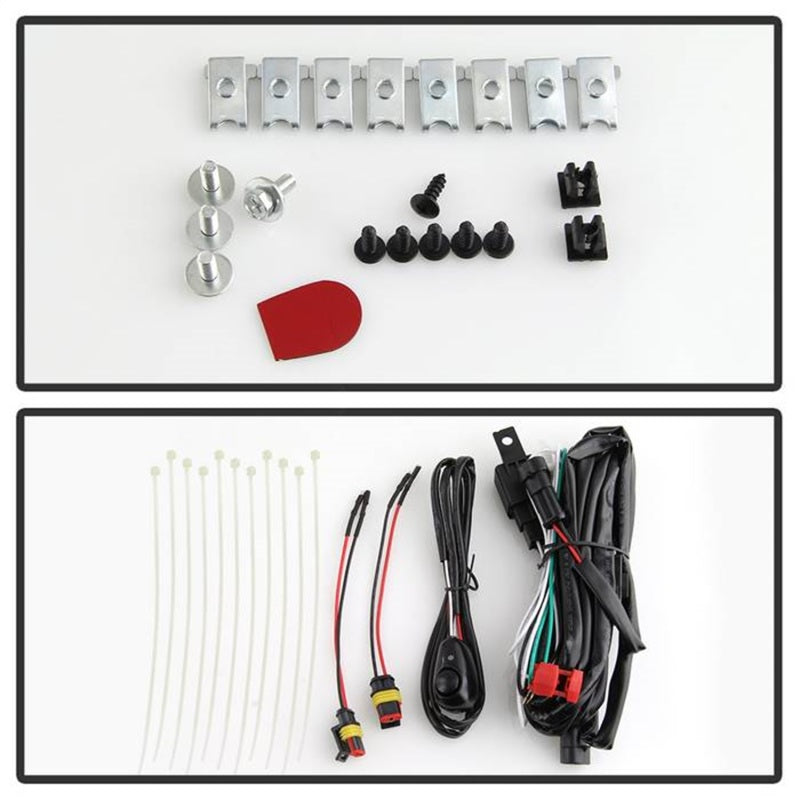 Spyder 16-18 GMC Sierra 1500 OEM Style Full LED Fog Light w/Switch - Clear (FL-GS2016-LED-C) SPYDER