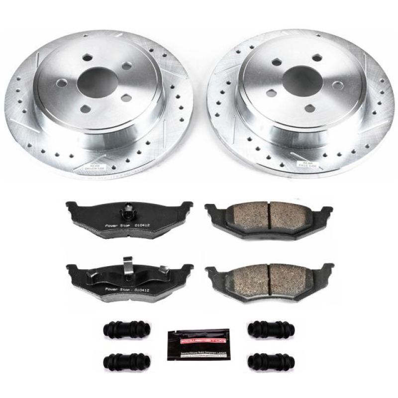 Power Stop 03-10 Chrysler PT Cruiser Rear Z23 Evolution Sport Brake Kit PowerStop