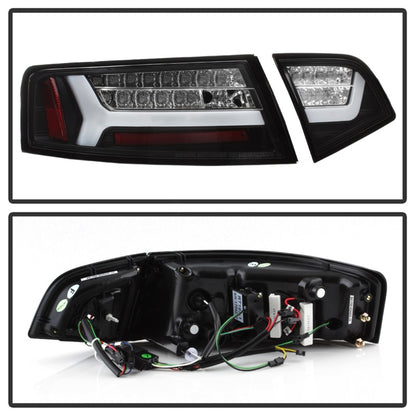 Spyder 09-12 Audi A6 LED Tail Lights - Black (ALT-YD-AA609-LED-BK) SPYDER