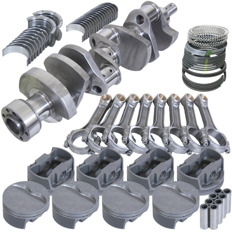Eagle Chevy LT1350 1Pc 3.750in Crank 6.000in I-Beam Rods -5cc 4.040in Pistons Rotating Assembly