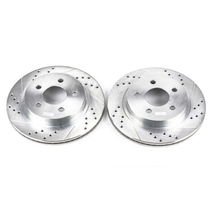 Power Stop 93-97 Chevrolet Camaro Rear Evolution Drilled & Slotted Rotors - Pair PowerStop
