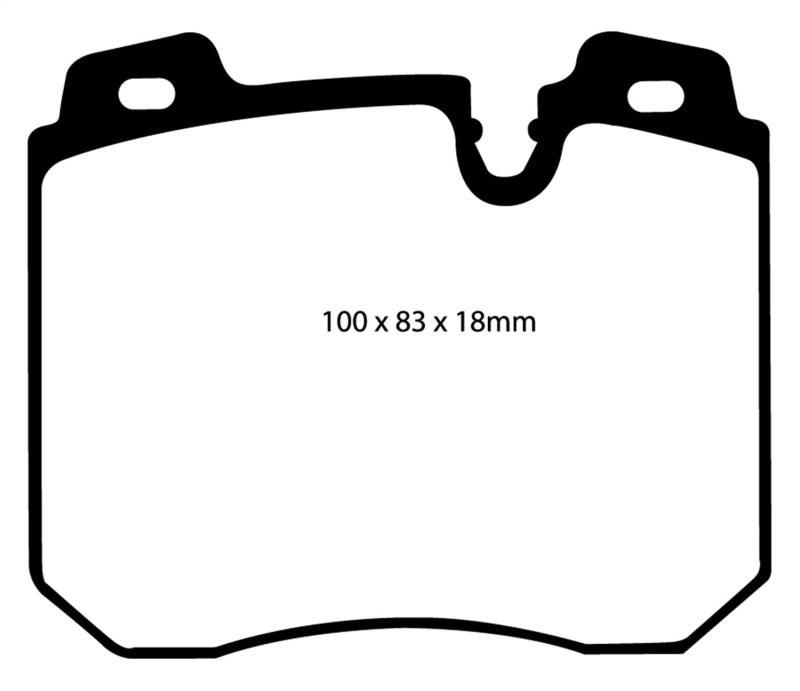 EBC YellowStuff Front Brake Pads - DP4886R