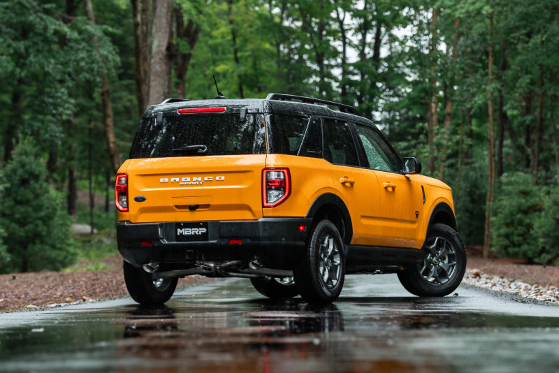 MBRP 2021+ Ford Bronco Sport (1.5L / 2.0L EcoBoost) 2.5in Resonator-Back Exhaust - Dual Rear Exit MBRP