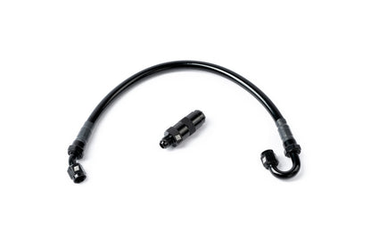 AMS Performance 5/16 Quick Connect to -6AN Inline Fuel Pulsation Damper w/ -6AN Fuel Line