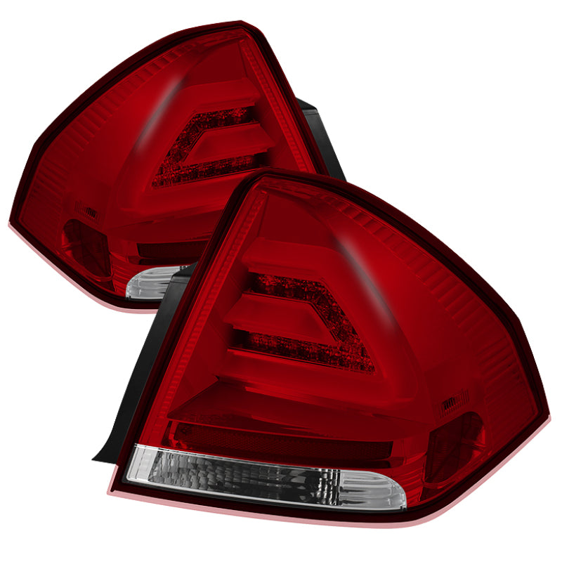 Spyder Chevy Impala 2006-2013 LED Tail Lights Red Clear ALT-YD-CHIP06-LED-RC SPYDER