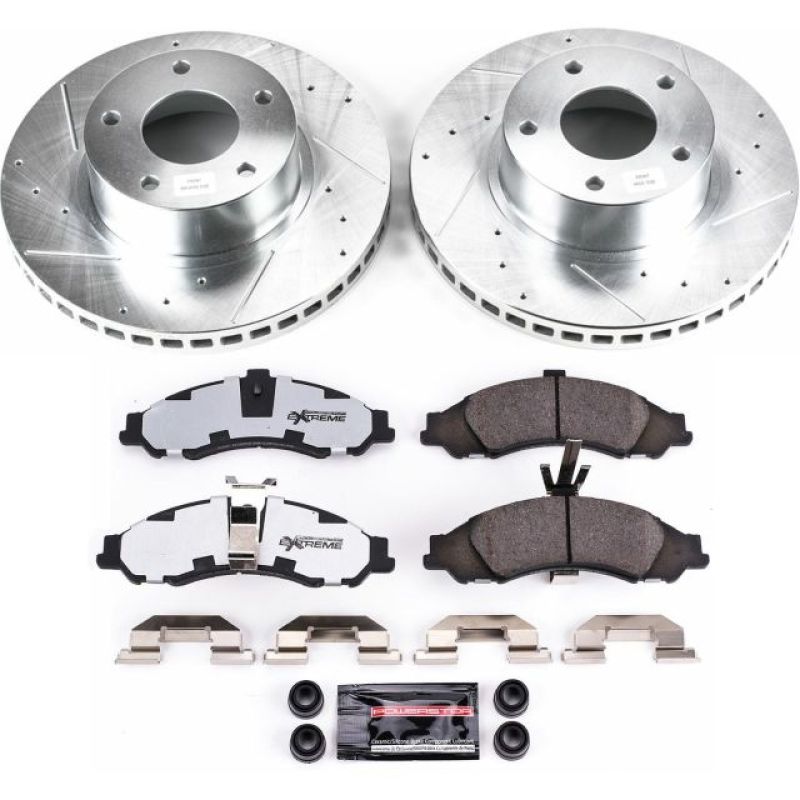 Power Stop 2004 Pontiac GTO Front Z26 Street Warrior Brake Kit PowerStop