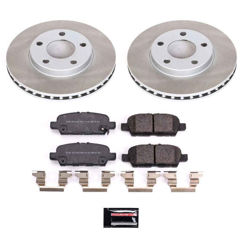Power Stop 2023 Nissan Z Rear Semi-Coated Rotor Kit PowerStop