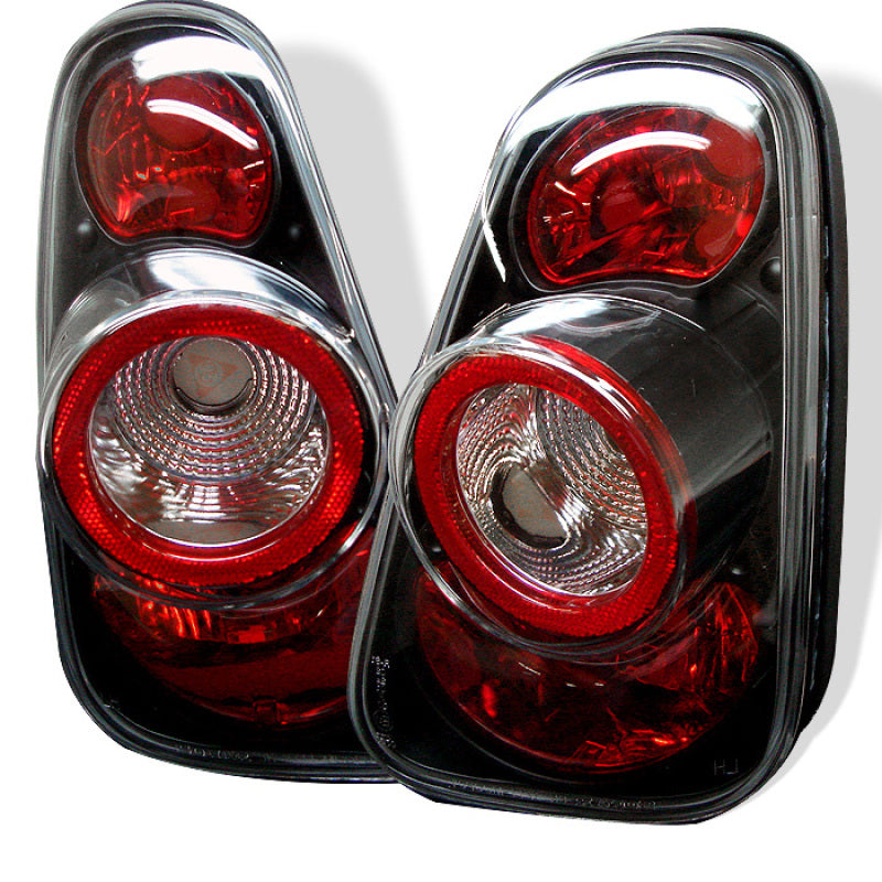 Spyder Mini Cooper 02-06/Cooper Convertibles 05-08 Euro Style Tail Lights Black ALT-YD-MC02-BK SPYDER