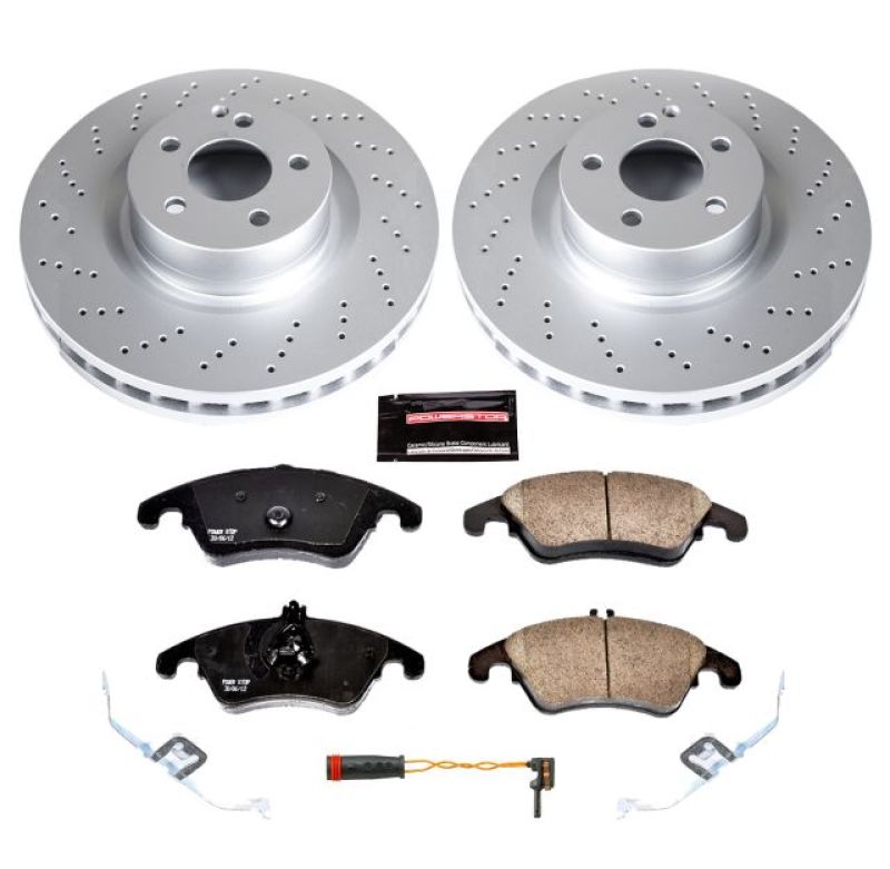 Power Stop 12-15 Mercedes-Benz C250 Front Z23 Evolution Sport Coated Brake Kit PowerStop
