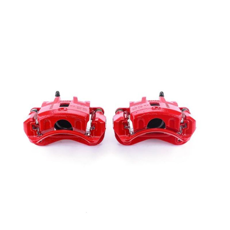 Power Stop 99-04 Hyundai Sonata Front Red Calipers w/Brackets - Pair PowerStop