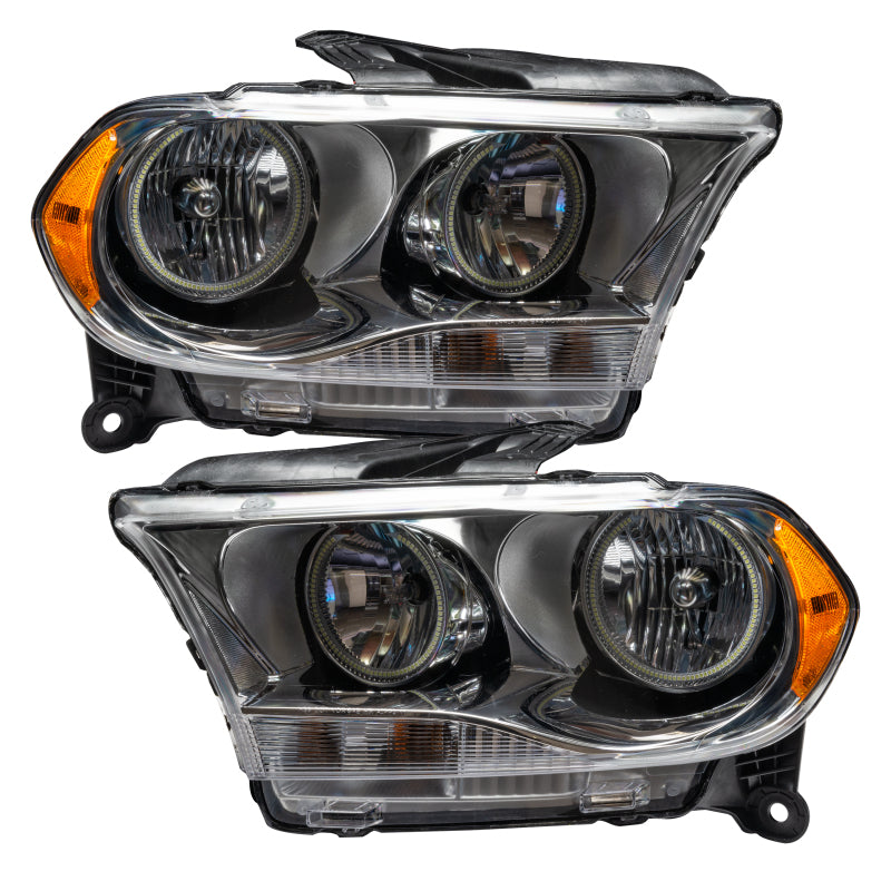 Oracle 11-13 Dodge Durango SMD HL Halogen - Chrome - ColorSHIFT w/ Simple Controller