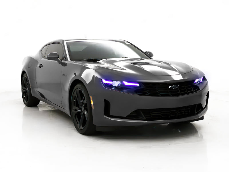 Oracle 19-21 Chevy Camaro LS/LT RGB+A Headlight DRL Upgrade Kit - ColorSHIFT w/o Controller