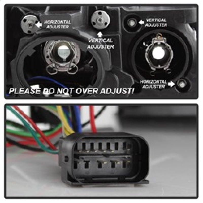 Spyder 12-14 BMW F30 3 Series 4DR Projector Headlights - LED DRL - Black (PRO-YD-BMWF3012-DRL-BK) SPYDER