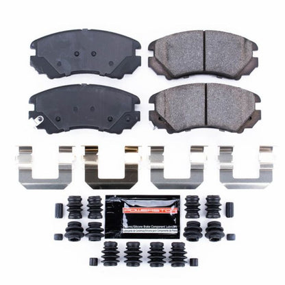 Power Stop 07-10 Hyundai Elantra Front Z23 Evolution Sport Brake Pads w/Hardware PowerStop