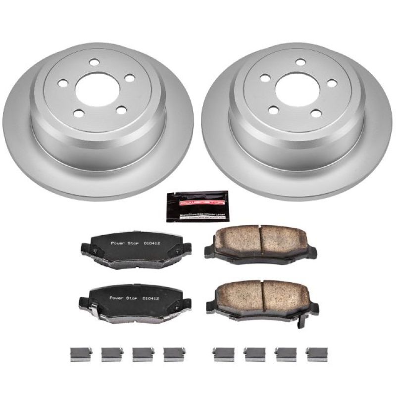 Power Stop 07-11 Dodge Nitro Rear Z17 Evolution Geomet Coated Brake Kit PowerStop