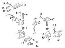 Load image into Gallery viewer, OEM Volvo S60 S90 V60 V90 XC60 XC90 2.0L Front Engine Torque Strut Mount