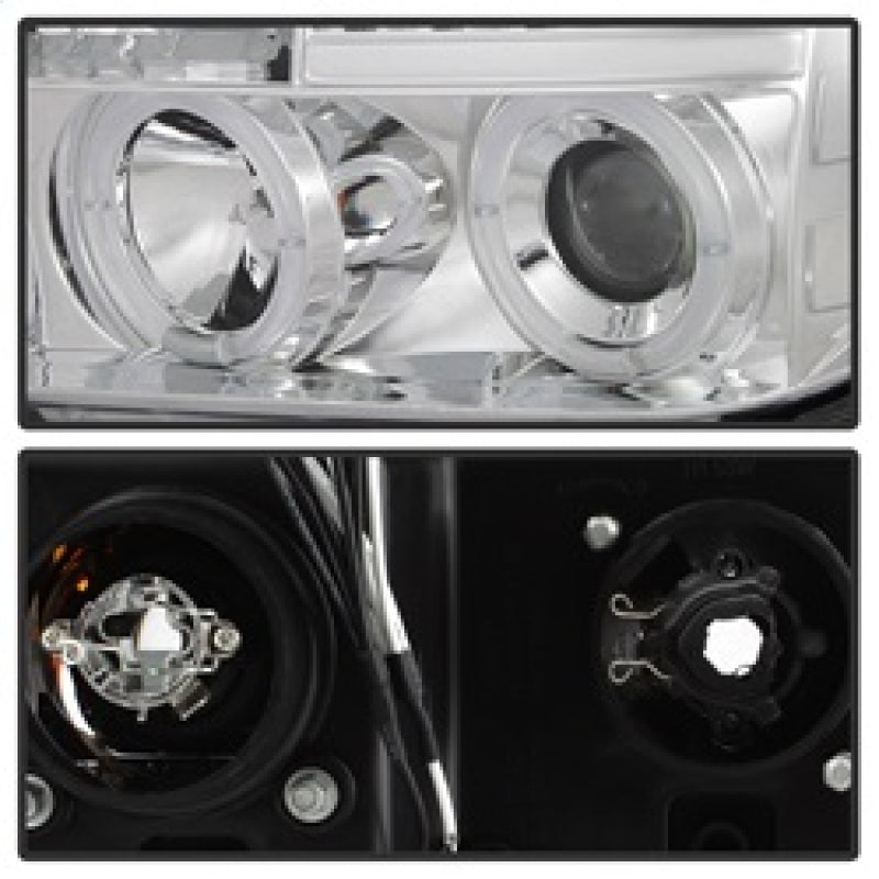 Spyder Toyota Tundra 07-13 Projector Headlights LED Halo LED Chrm PRO-YD-TTU07-HL-C SPYDER