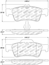 Load image into Gallery viewer, StopTech Premium Ceramic Rear Brake Pads - 308.09860