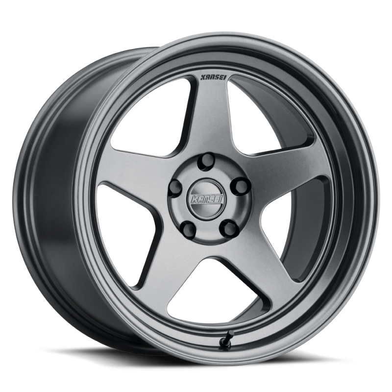 Kansei K12G Knp 18x8.5in / 5x112 BP / 35mm Offset / 66.56mm Bore - Gunmetal Wheel