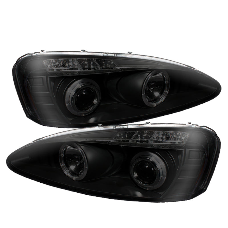 Spyder Pontiac Grand Prix 04-08 Projector Headlights LED Halo LED Blk Smke PRO-YD-PGP04-HL-BSM SPYDER